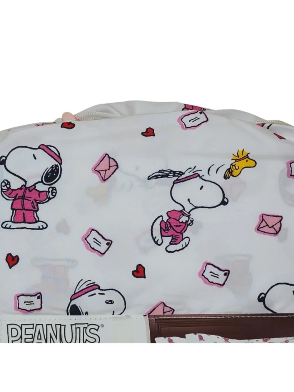 Peanuts Snoopy & Woodstock Queen Sheet Set By Berkshire Valentines Day Letters